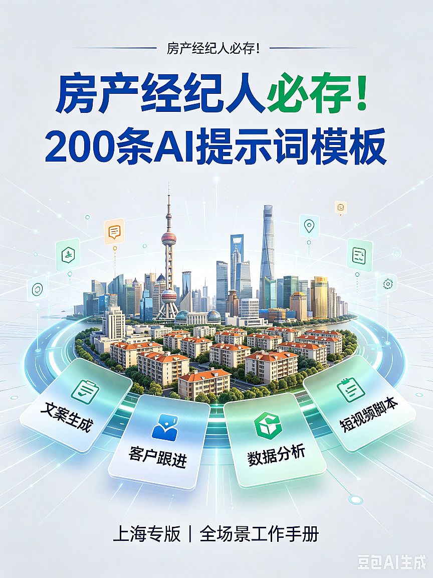 房产经纪人200条AI提示词模板