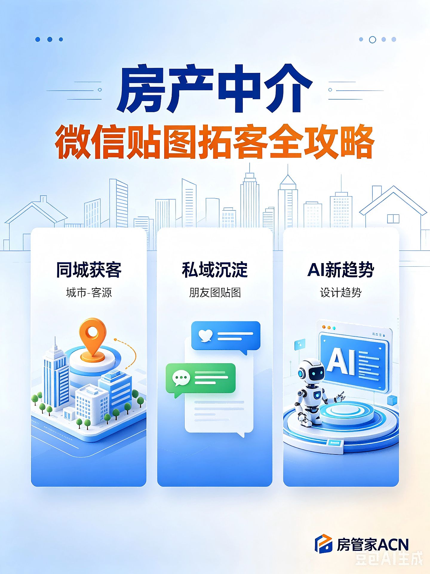 房产经纪人微信贴图拓客全攻略