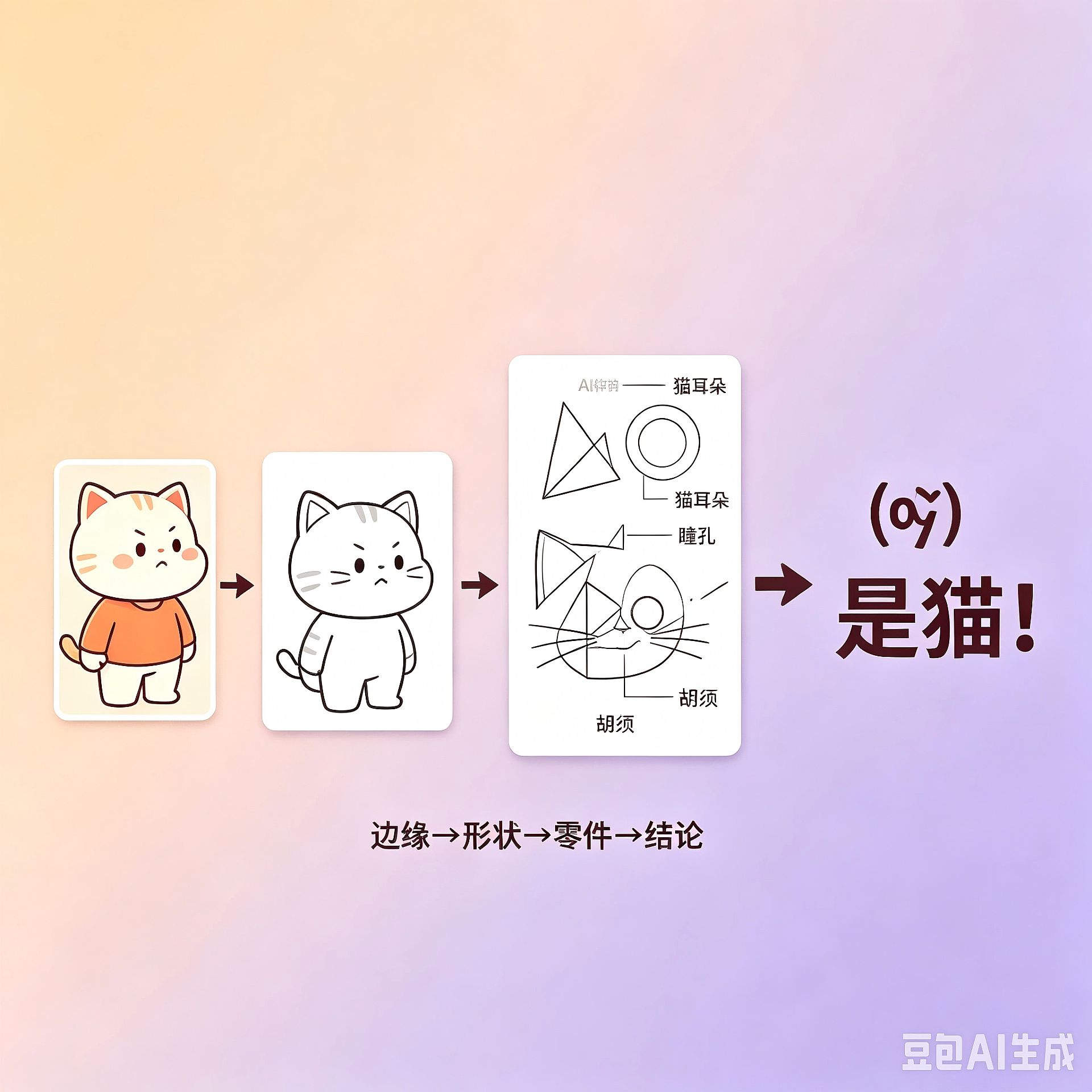 认猫逐层识别